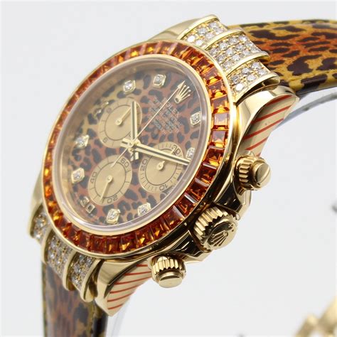 rolex daytona leopard|rolex leopard price uk.